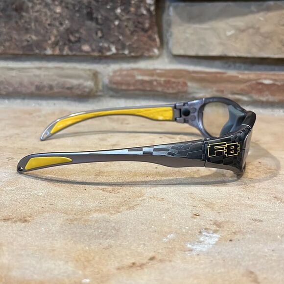 Liberty Sport Rec Specs Morpheus F8 Grey and Yellow Safety Glasses - Picture 4 of 7